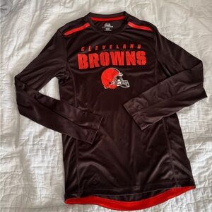 Cleveland Browns Long Sleeve Shirt Size S